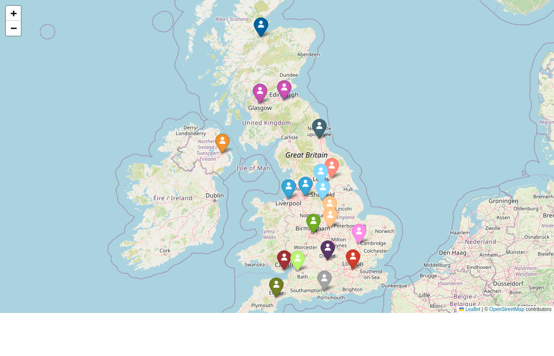 Customer map generated by the agent